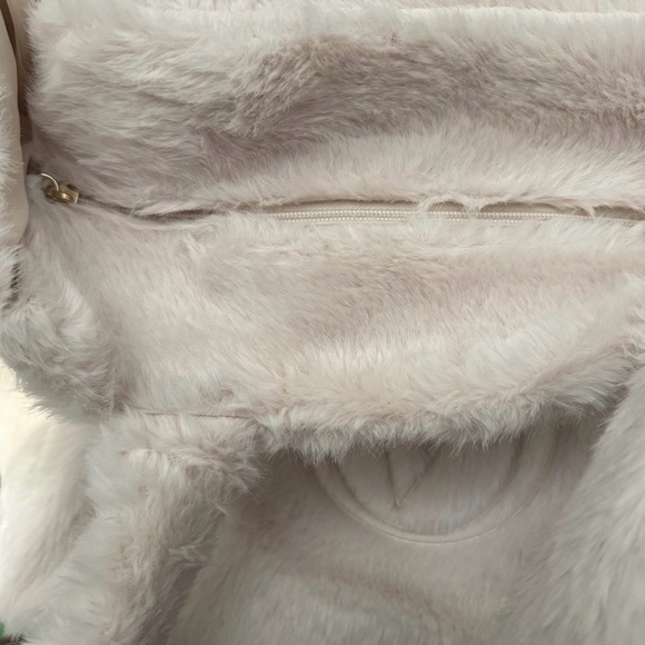 Victoria’s Secret Faux Fur Tote with Embroidered Logo - Picture 3 of 4